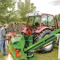Brennholzsäge EasyCut mit Förderband
