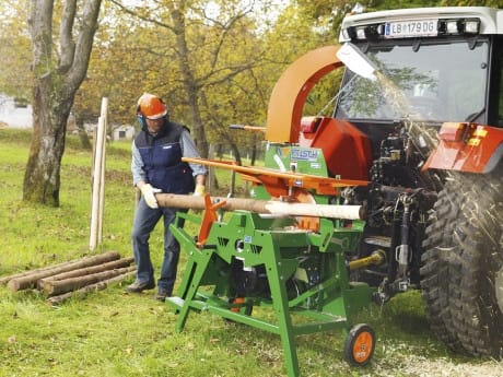 Entrindungsmaschine, Rundholz einfach schälen und spitzen für Ihren Zaun