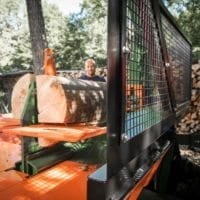 Holzspalter Liegendspalter Sicherheitspaket