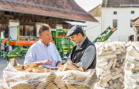 Kundenberatung Brennholzproduktion KnowHow Vertriebsmitarbeiter