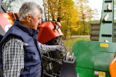 Posch, Kreissäge, Sägeautomat mit Klappförderband, Auswurfhöhe