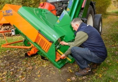 Posch, Kreissäge, Sägeautomat, SmartCut, Bedienungskomfort und hohe Arbeitssicherheit, Längenanschlag