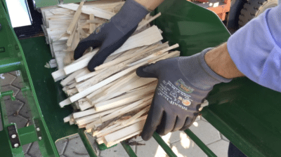 Kindling Splitting Firewood Packaging AutoSplit 350 Posch