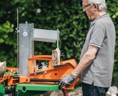 Holzfixierung Spaltgut Holzspalter