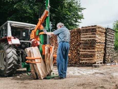 Holzspalter für Traktor, Meterholz, Posch
