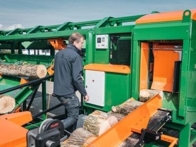 Sägespaltautomat, vollautomatisch, Posch