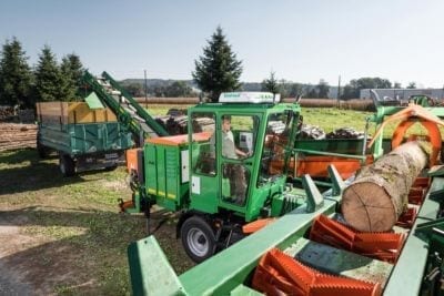 Mobiler Sägespalter, POSCH Leibnitz, Holz