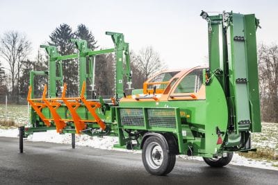 Posch Sägespalter, Sägespaltautomat SpaltFix S-375 Transport mit Fahrwerk